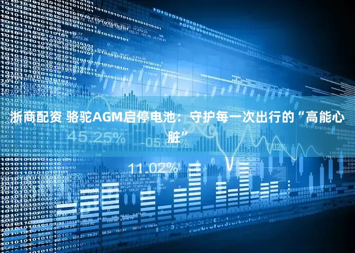 浙商配资 骆驼AGM启停电池：守护每一次出行的“高能心脏”